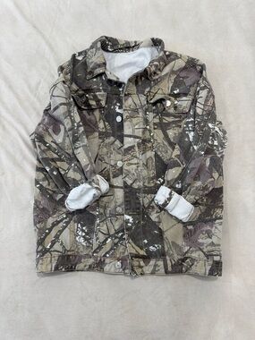 Camo jean Jacket